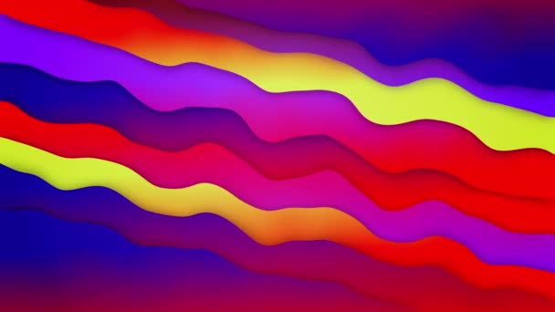 Abstract vaag verloop maas Loop achtergrond in heldere regenboog kleuren. — Stockvideo