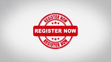 İmzalı Metin Mühürleme Mühür Mühürleme Canlandırması Kaydı.