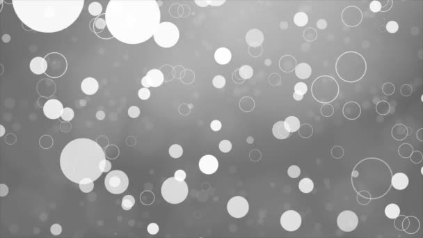 Weihnachtslicht Glanz Partikel Bokeh Feiertagsschleife Hintergrundanimation. — Stockvideo