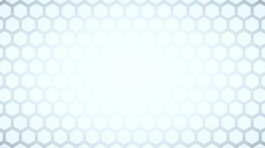 Soyut Altıgen Balpeteği Arkaplan Döngüsü Geniş Açı Döngü Canlandırması.