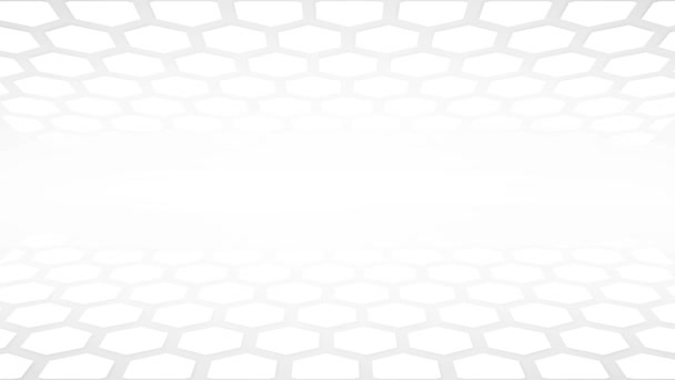 Resumen Hexagon Honeycomb Fondo Loop gran angular Loop Animation. — Vídeos de Stock