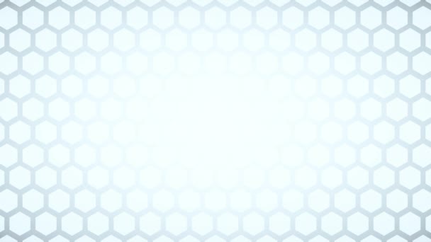 추상적 인 Hexagon Honeycomb background Loop 광각 루프 애니메이션. — 비디오