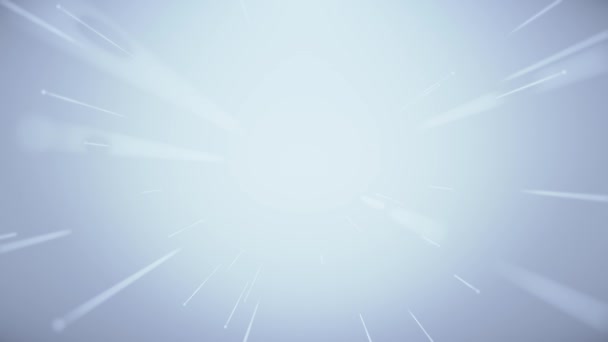Bezešvé smyčky futuristické blikající světla Animace částic . — Stock video