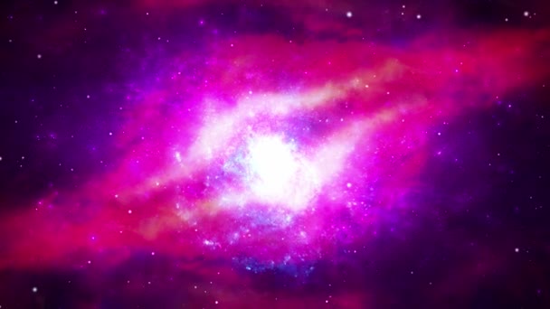 4K 3D Animación del espacio exterior Vuelo espacial a la nebulosa Helix ojo de Dios en el espacio profundo. — Vídeos de Stock
