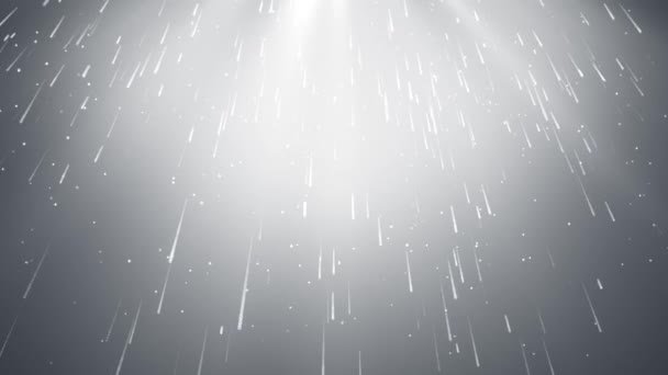 Explosión Limpio Luces blancas chispas partículas Bucle de animación. — Vídeo de stock