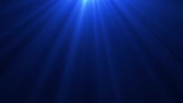 4K Moving Light Rays, Optical Lens Flare Loop Animation. — стоковое видео