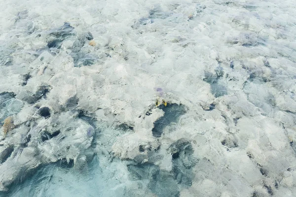 Mavi dalgalar doğa okyanus su arka plan