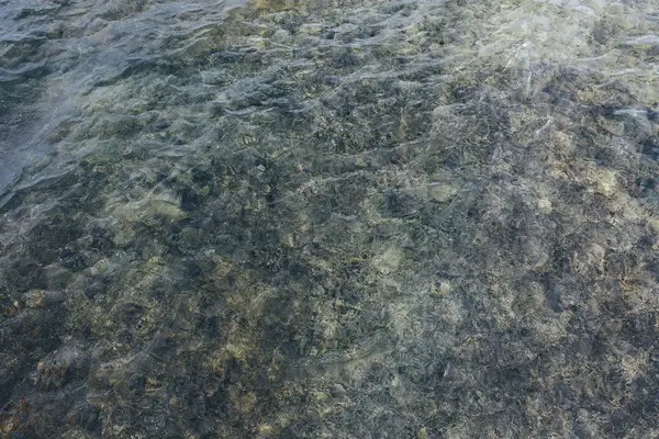 蓝波自然海水背景 — 图库照片