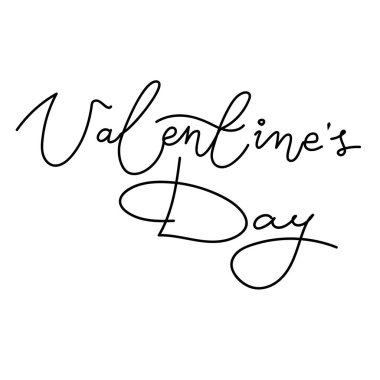 Sevgililer s gün parti poster kalpleri ve el yazısı metin.