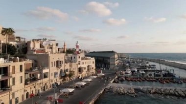 Drone Tel Aviv Jaffa Israel Sahili 'ni vurdu.