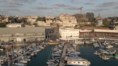 Drone Tel Aviv Jaffa Israel Sahili 'ni vurdu.