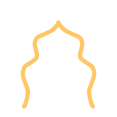 İslami pencere ya da kapının kemer şeklinin yansıması. İslami bir çerçevenin tasviri 