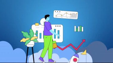 Gelir beyannamelerine bakan işadamı