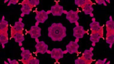 Bitmeyen Psikedelik Kaleydoskop Meditasyon Çemberi Vj Arkaplan 2
