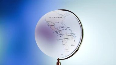 Dönen Dünya Küresi Kazakistan 'a yaklaşıyor