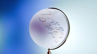 Dönen Dünya Küresi Fas 'a Yaklaşıyor