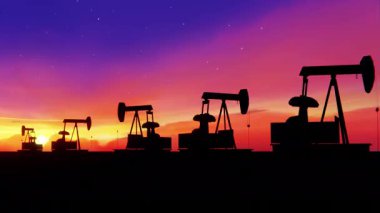 Petrol Pompası ve Gündoğumu