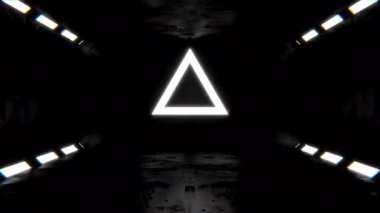 Görsel Üçgen Işık Gösterisi 2