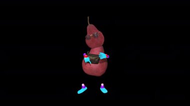 Karikatür Armut Dansı 2