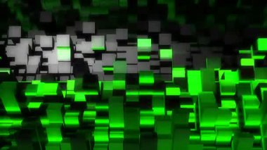 Soyut Yeşil Küp Partisi