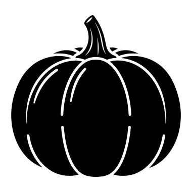 Siyah Kabak Meyve Vektörü Tasarımı