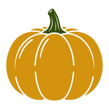 Minimalist Renkli Kabak Vektörü İllüstrasyonu