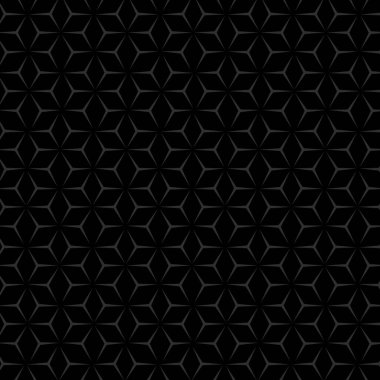 Kusursuz, karmaşık siyah ve gri geometrik desen