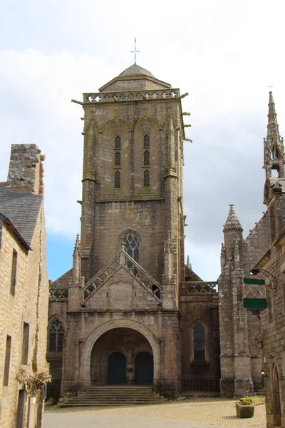 Extérieur Église Saint Ronan Locronan — Photo