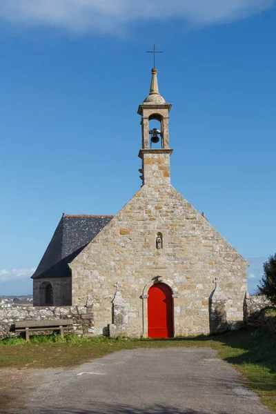 Outdoors Notre Dame Bon Voyage Chapel Plogoff — Stock Photo, Image