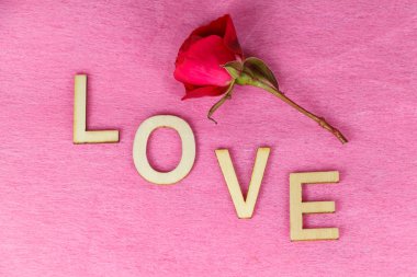 Kırmızı gül ve aşk