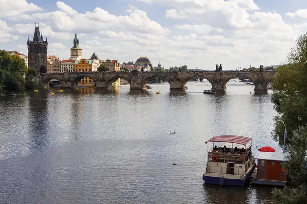 Rivière Vltava à Prague — Photo