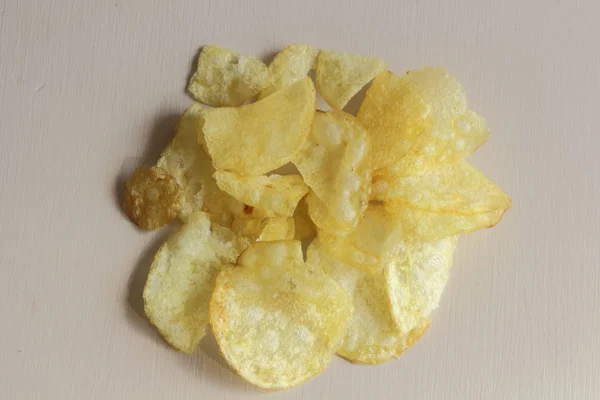 Pico de batatas fritas — Fotografia de Stock