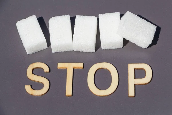 Stop to sugar — Stock Photo, Image