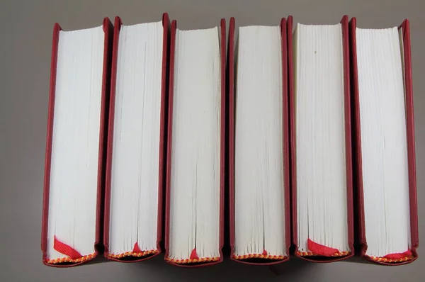 View on the top of books — Stock Photo, Image