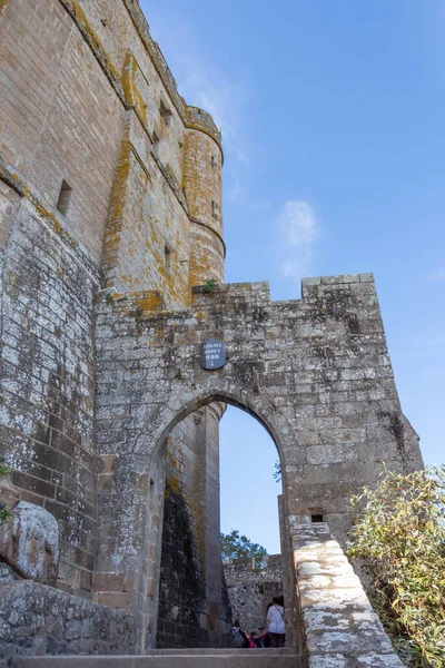 Muro Arco Abadia Mont Saint Michel — Fotografia de Stock