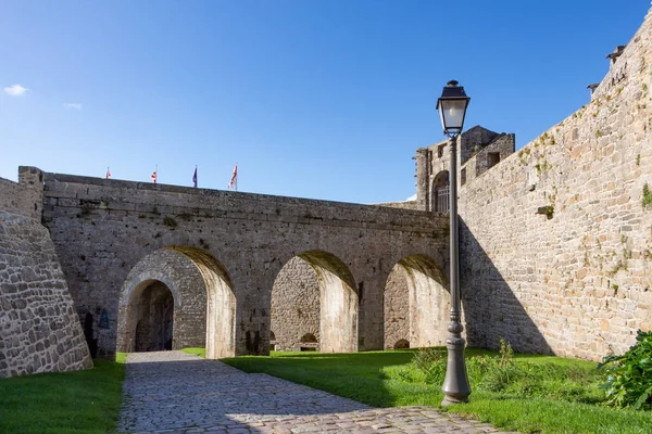 Ramparts Puente Del Castillo Dinan —  Fotos de Stock