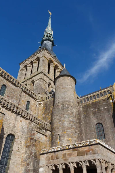 Extérieur Abbaye Mont Saint Michel — Photo