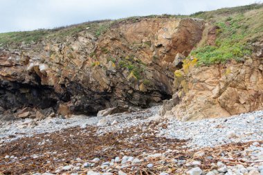 Brittany kıyıları sular çekildiğinde