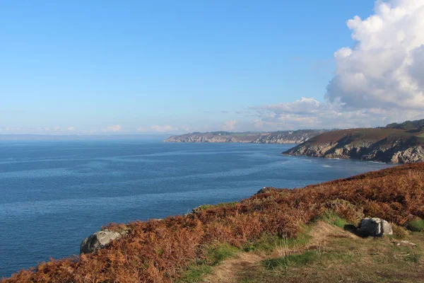 Costa Douarnenez Bay Durante Outono — Fotografia de Stock