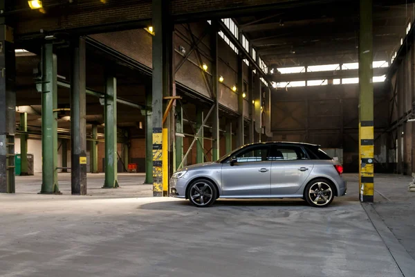 Netherlands May 2017 Audi Sportback Linestanding Old Factory Hall — Stock Photo, Image