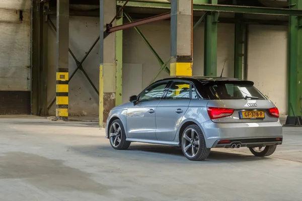 Nederland Mei 2017 Audi Sportback Linestanding Een Oude Fabriekshal — Stockfoto