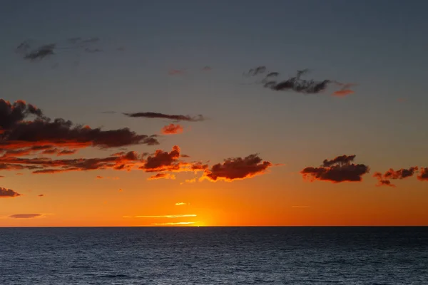 Захід Сонця Над Океаном — стокове фото