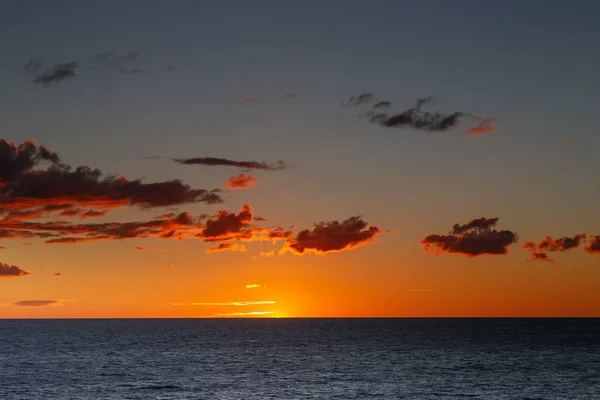 Sonnenuntergang Über Dem Ozean — Stockfoto