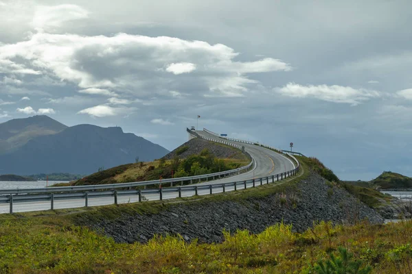 stock image THE ATLANTIC ROAD - THE NATIONAL TOURIST ROUTE AT NORWAY