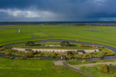 Savunma hattı Hollanda'nın Amsterdam, fort Krommeniedijk