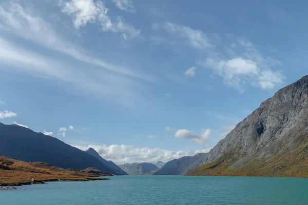 Djupvatnet Fjällsjö 1016 Meter Över Havet — Stockfoto