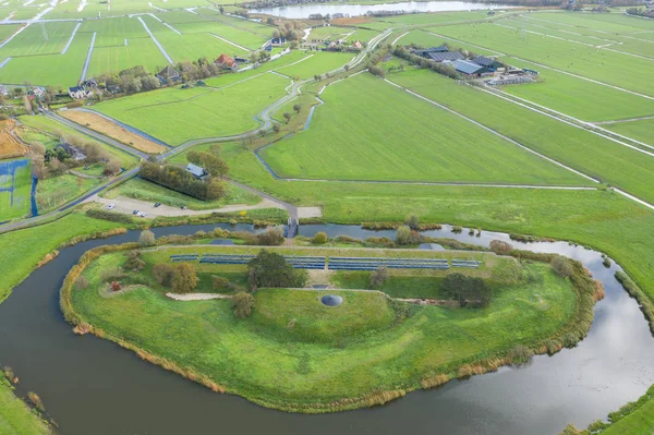 Άμυνας Γραμμή Του Άμστερνταμ Ολλανδία Φορτ Krommeniedijk — Φωτογραφία Αρχείου