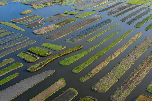 Nederlandse Wateren Van Boven Gezien — Stockfoto