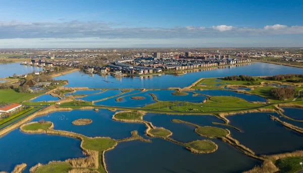 Oude Typisch Nederlandse Windmolens Rustenburg Noord Holland — Stockfoto