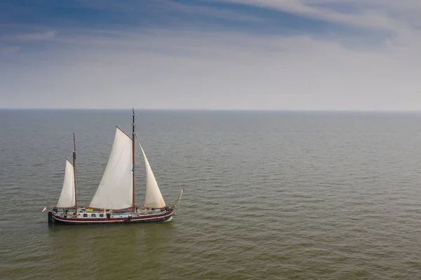 Sailboat Ijsselmeer Netherlands — Stock Photo, Image